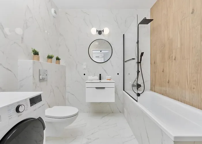 Nowoczesny Z Balkonem I Parkingiem W Centrum Wroclawia By Renters アパート *